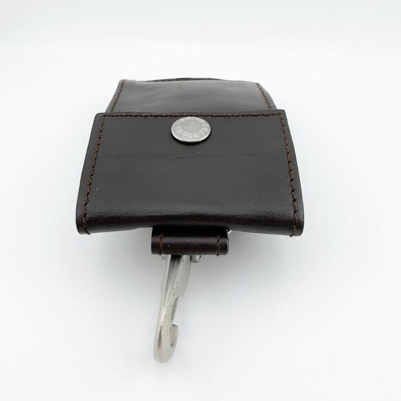 Dolce & Gabbana Vintage Leather Pouch Small Clutch with Silver Clasp - Picture 5 of 11